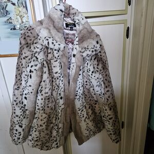 Dennis Brasso Faux Fur Coat